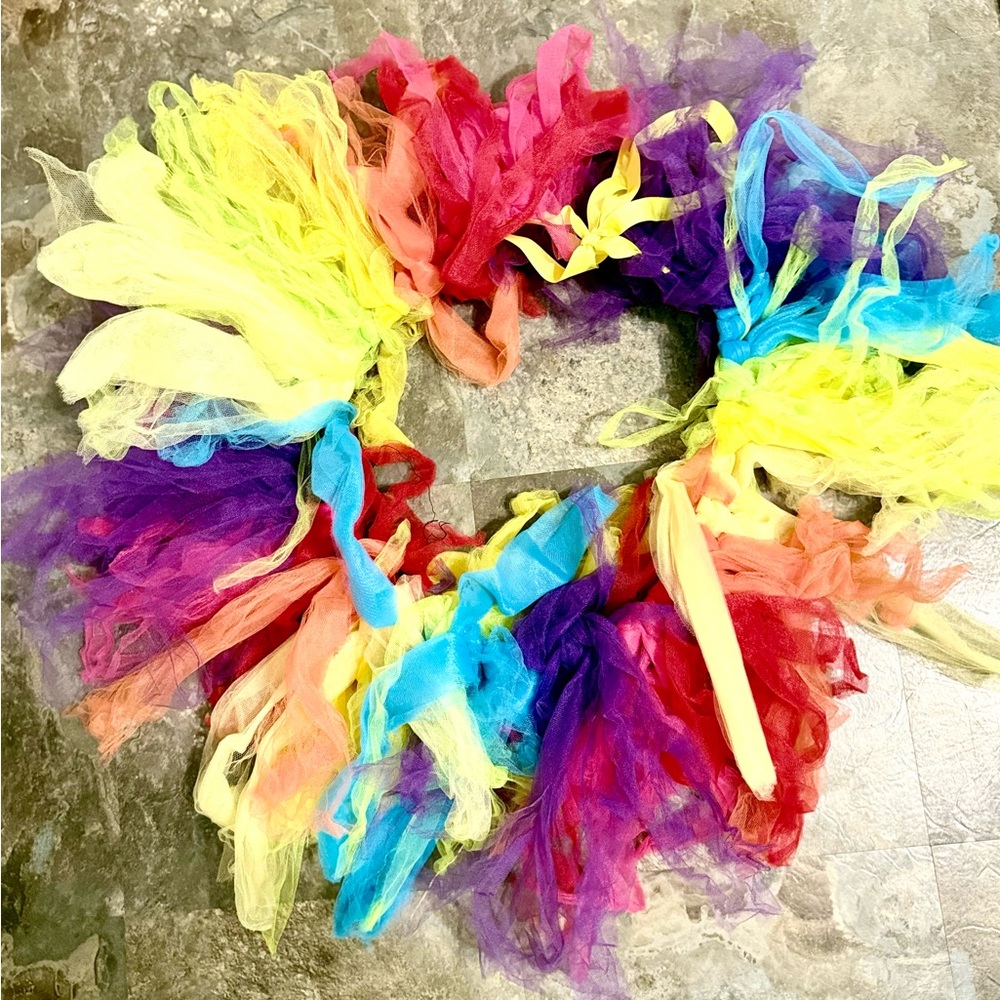 Rainbow colorful Tulle Tutu